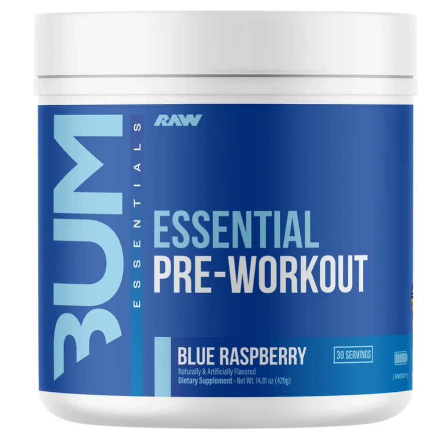 RAW CBUM ESSENTIALS PRE WORKOUT 30 SERV